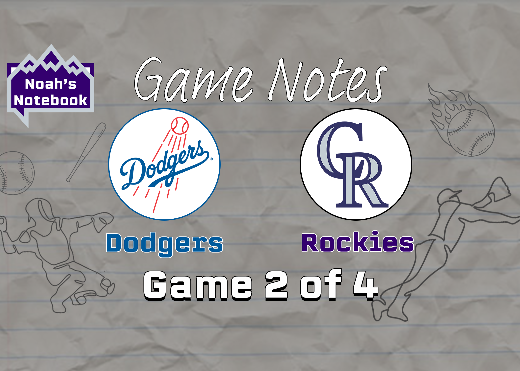 Colorado Rockies v Los Angeles Dodgers - game 2