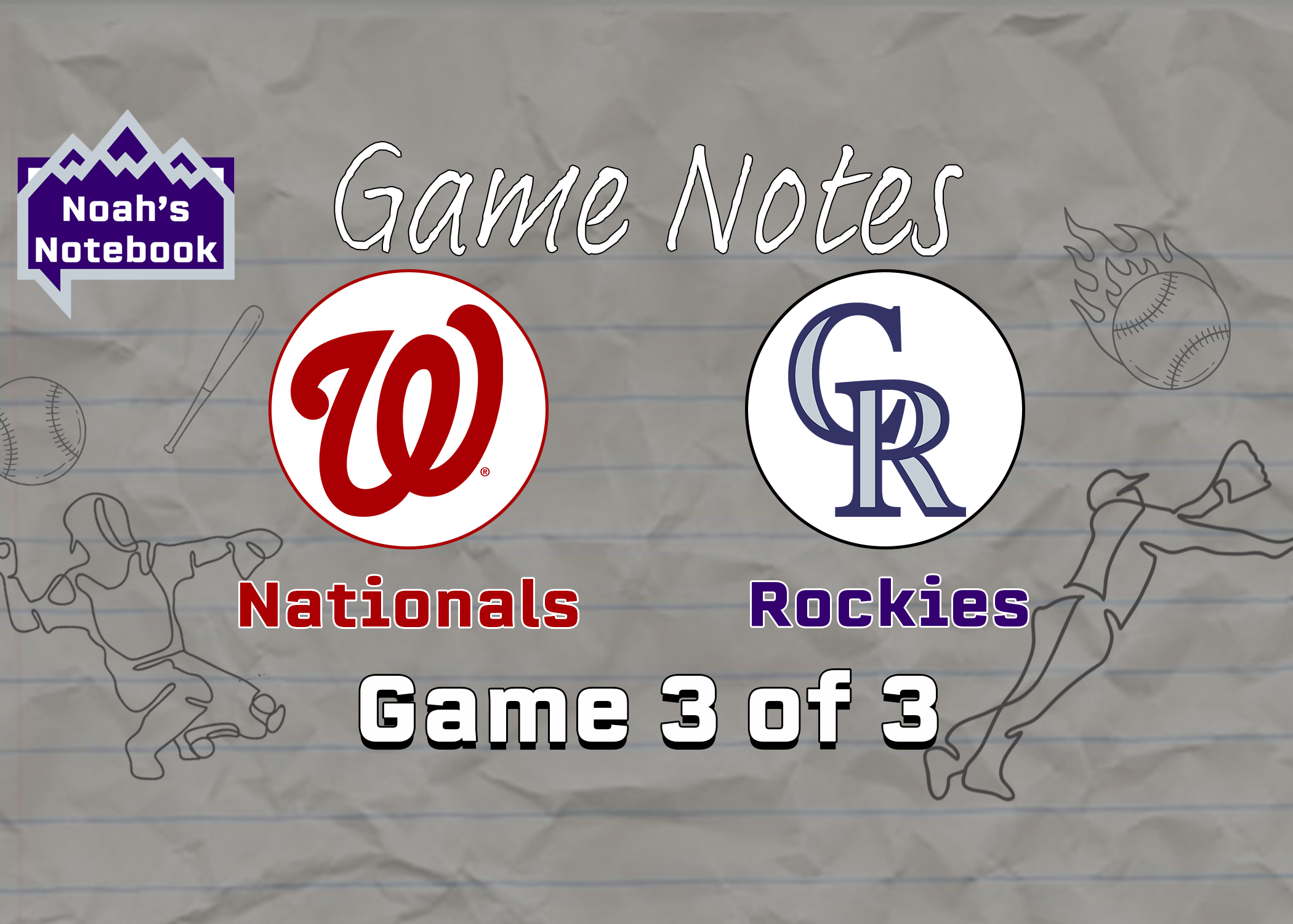 Colorado Rockies v Washington Nationals - game 3 recap