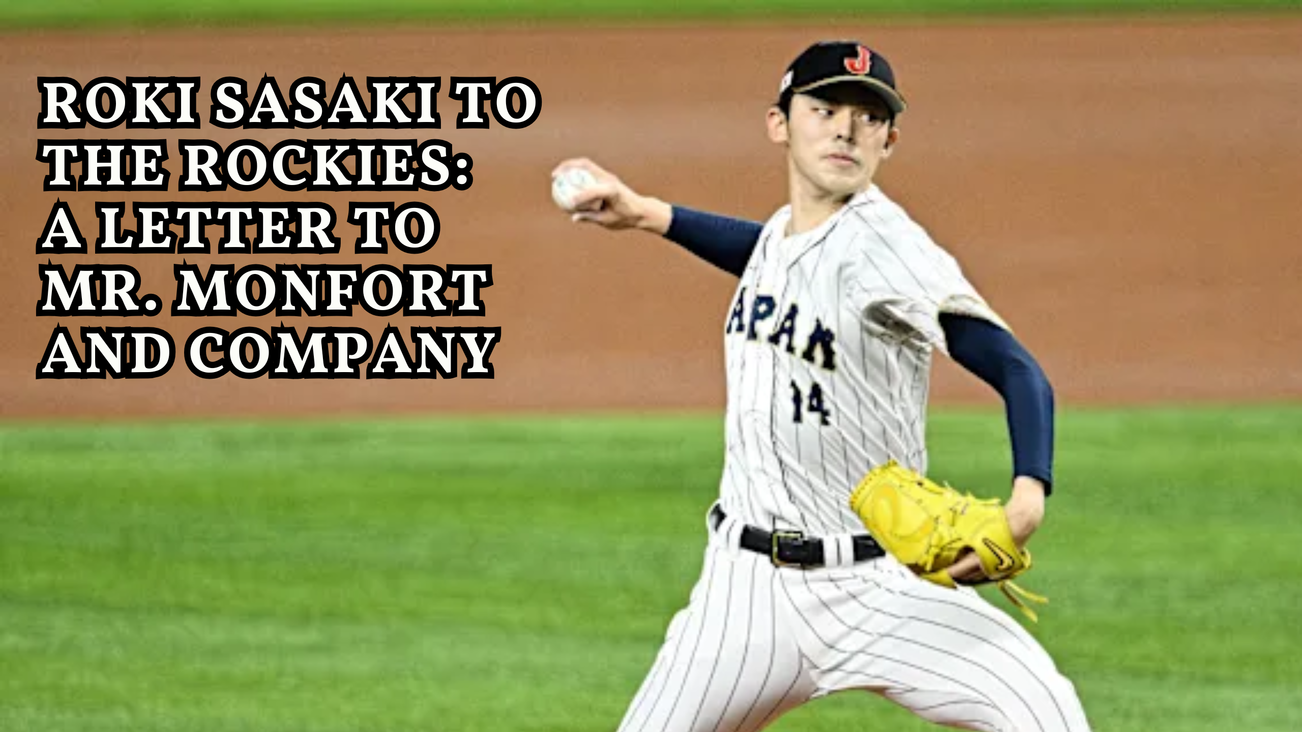 Roki Sasaki to the Colorado Rockies