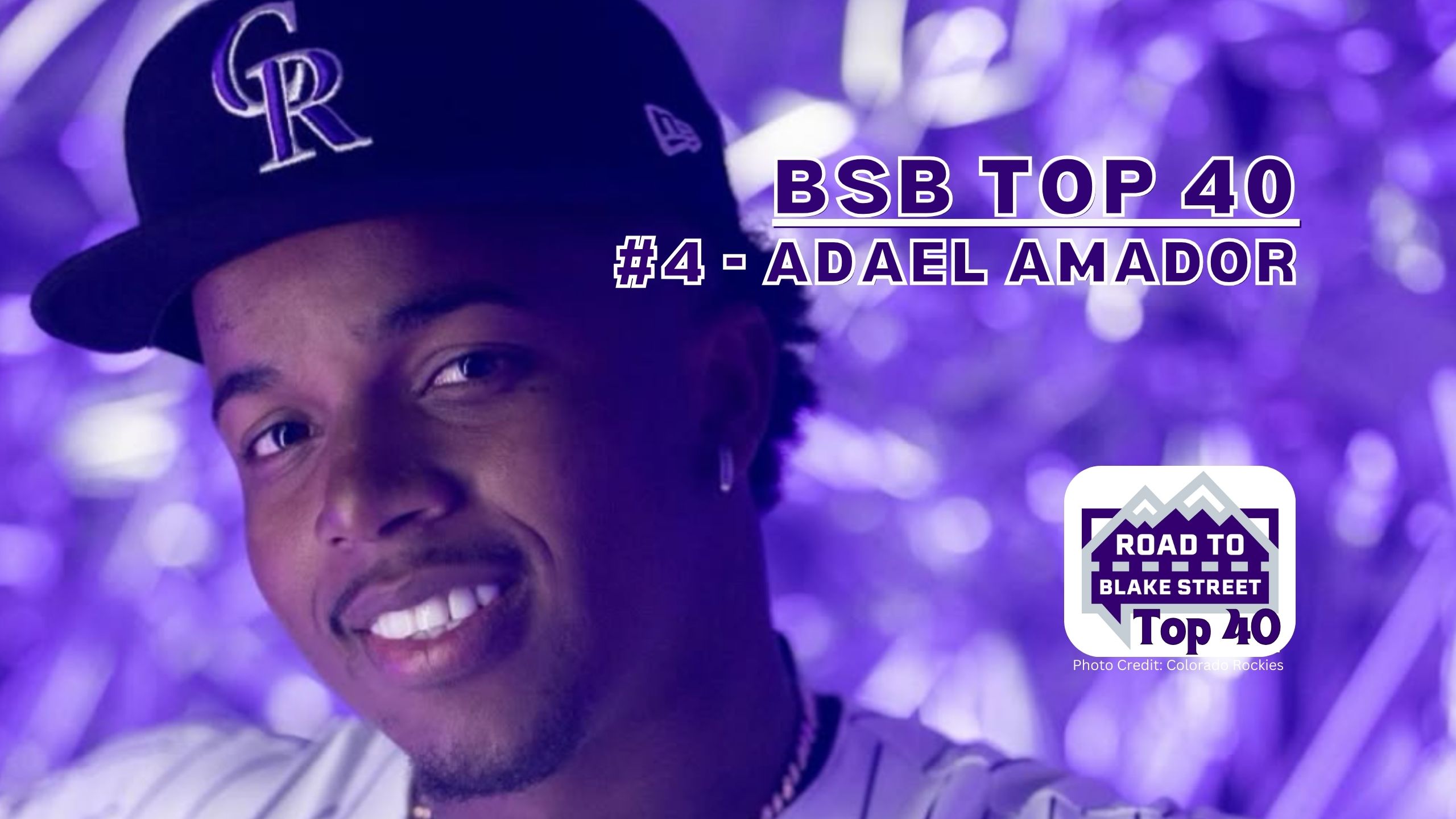 Adael Amador media day photos 2024 Rockies