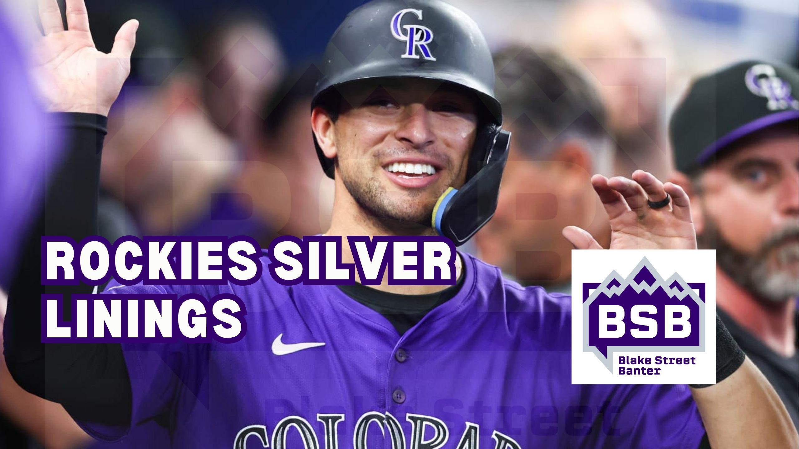 Tyler Freeman smiling for the Colorado Rockies