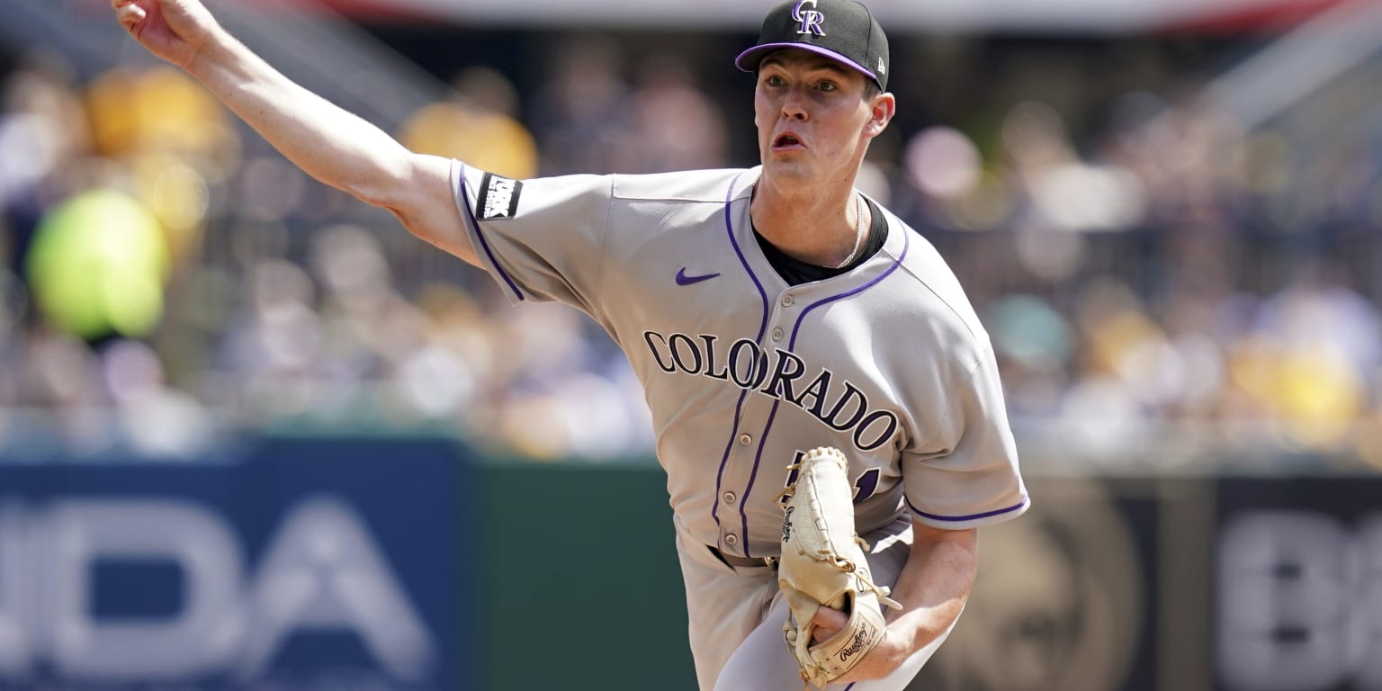 McCade Brown pitching rockies